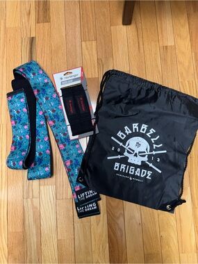 Lifting Bundle- Lifting the Dream Wraps, Barbell Brigade Bag, Harbinger Wraps